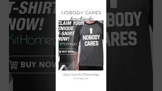 Serena Deeb Wearing Nobody Cares Shirt