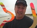 Boomerang Throwing on the beach... Tips by the U.S. Team coa