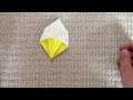 折り紙 角香箱 つのこうばこ 折り方 作り方