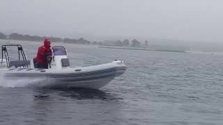 Essai Semi-Rigide Brig 610 Navigator Evinrude Moteur V4 130 Hp Concarnautic