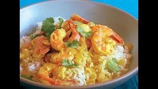 Goan Shrimp Curry & Coconut Rice