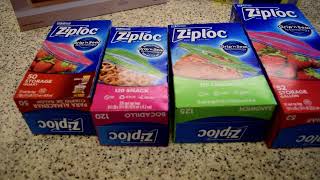 Product Review Ziploc Food Storage And Sandwich Bags Variety Pack, New Stay Open Design