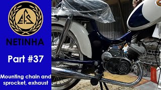 EFS Netinha - Part #37 (Mounting chain, sprocket and exhaust)