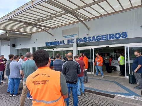 Petroleiros do Litoral Paulista no Aeroporto de Jacarepagu, ACT 2023