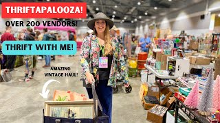 THE BEST FLEA MARKET HAUL IN AGES!!! Thrift With Me! Shopping THRIFTAPALOOZA | C