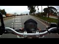 KTM Duke 200 doing 146KPH( Just Sprocket'ed an nothing much)