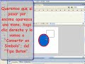 Video tutorial de macromedia flah 0.8; boton Animado.