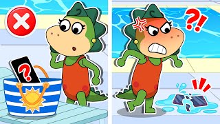 Oops Sparkle Broke The Pool Safety Rules Phone Got Soaked Stories For Kids By Fire Spike