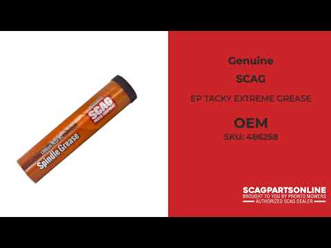486258 Scag - EP TACKY EXTREME GREASE NLGI 2 486258 Scag - EP TACKY EXTREME GREASE NLGI 2