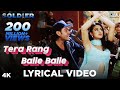 Tera Rang Balle Balle - Lyrical | Bobby Deol, Preity Zinta | Jaspinder Narula, Sonu Nigam | 90s Hits