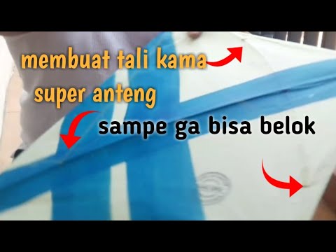 cara membuat tali kama layangan biar manteng