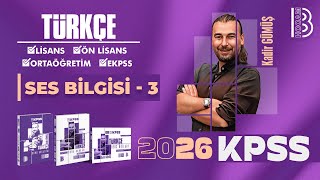 3 Kpss Türkçe - Ses Bilgisi 3 - Kadir Gümüş - 2026