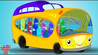 Wheels On The Bus - Crayons Nursery Rhymes & Baby Songs