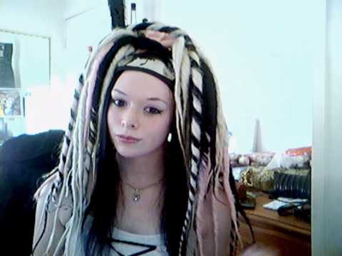 Part one wwwyoutubecom A basic tutorial on cyber goth style dread falls 