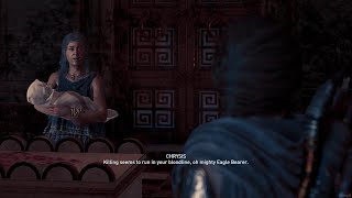Ins Creed Odyssey - Kill Chrysis Vs Save Baby - Ashes To Ashes All Endings