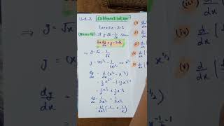Easy Steps To Solve 2.3 Differentiationquestion 16 2Nd Year Math Chapter 2 Exercise 2.3 Q 16