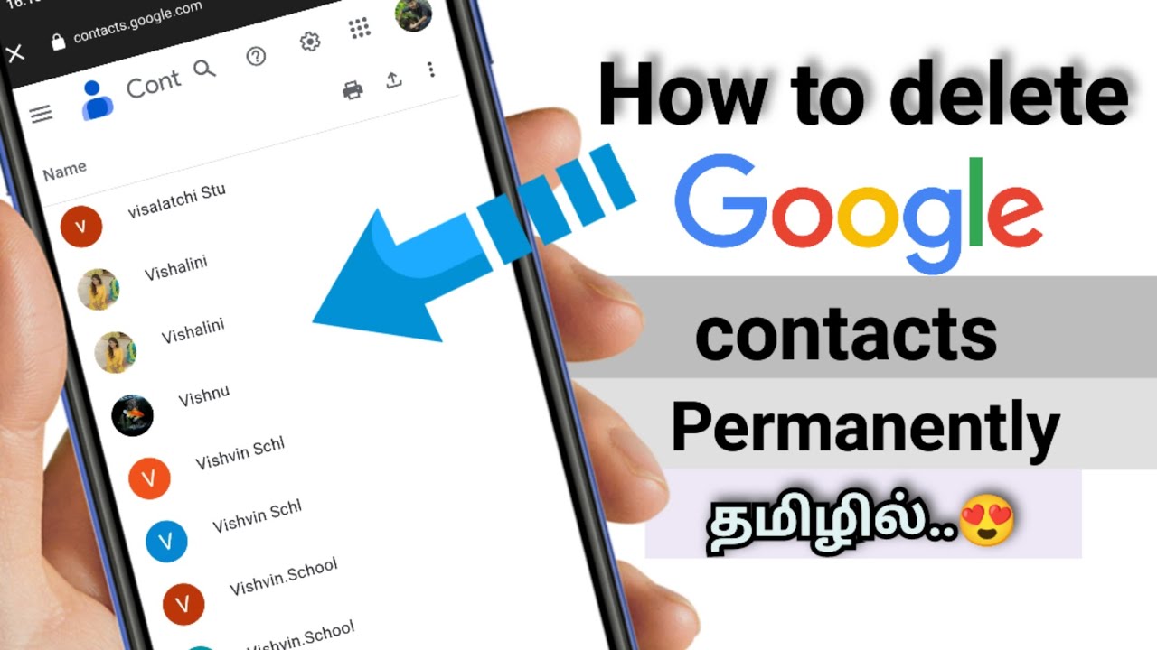 how to delete contacts from google account in tamil how to delete contacts from google account in tamil