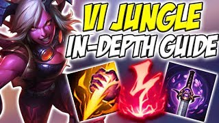 GUIDE ON HOW TO PLAY VI JUNGLE IN SEASON 8! THIS DAMAGE IS ACTUALLY INSANE! - League of Legends