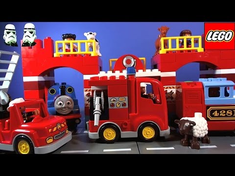 VIDEO : lego duplo films 2015 - toot toot goes thomas the tank as he goes to help the farmer. here the sirens of the firetoot toot goes thomas the tank as he goes to help the farmer. here the sirens of the firetrucksas they go on a call.  ...