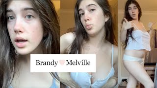 FALL LOOKS Brandy Melville try-on haul (adore their style always) #brandymelville