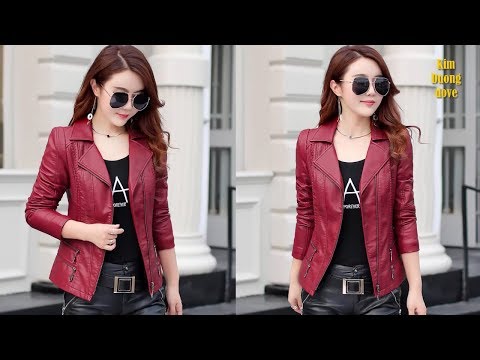 Demo Áo Khoác Da Cao Cấp Sao Nữ Sẽ Là Chính Bạn Giá Sỉ Toàn Quốc