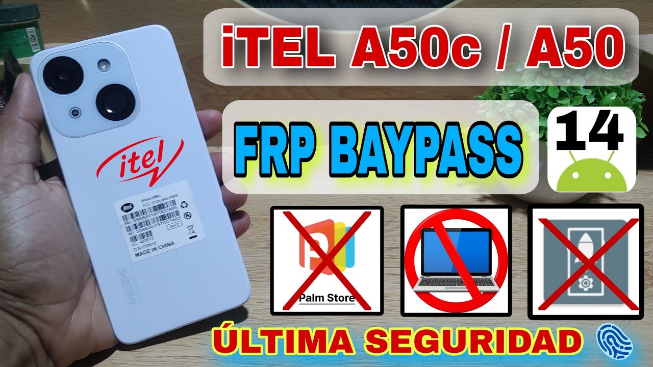 iTEL A50C / A50 FRP BAYPASS Android 14 SIN PC | Nuevo iTEL A50C / A50 FRP BAYPASS Android 14 SIN PC | Nuevo