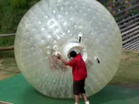 zorb with kelly and ali 2