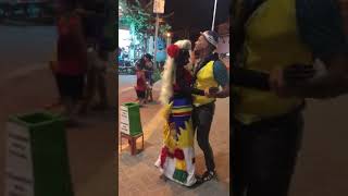 Man Dancing With Puppet
