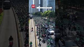 Ribuan Pengemudi Ojol Iringi Affan Di Perjalanan Terakhirnya