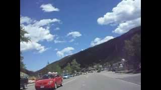 Cruising the entire length of Colorado Blvd in Idaho Springs, Colorado