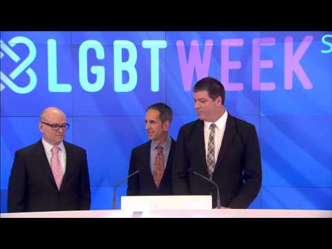 Nasdaq Closing Bell - LGBT Week NYC - April 22 2015