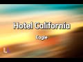 Hotel California - Eagle (Lyric)