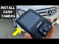 HOW TO INSTALL DASH CAMERA demonstrated on Mercedes