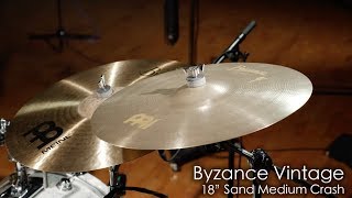 Meinl Cymbals B18SAMC Byzance 18" Sand Medium Thin Crash