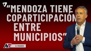 Cornejo Habló De La Coparticipación Entre Los Municipios