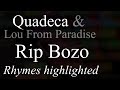 Quadeca - Rip Bozo | Rhymes highlighted (ft. Lou From Paradise)