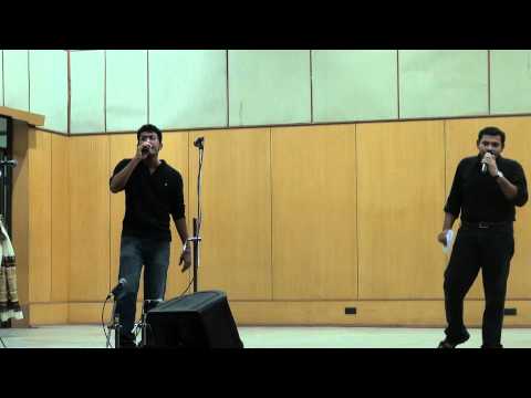 Oru madhurakinavin remix performance at IIT Madras-Deepak and...