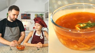 «Первое, второе и компот». Свекольник и яблочные сырники «Первое, второе и компот». Свекольник и яблочные сырники