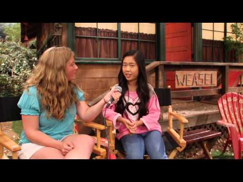 Nina Lu Interview at Bunk'd Press Set Visit