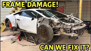 Rebuilding A Wrecked Lamborghini Huracan Part 2