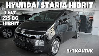 Hyundai Staria Hibrit 1.6 225 Bg Hybrid Tüm Detaylar