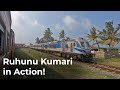 Ruhunu Kumari Express Train with Class S13 Spotted near Moratuwa in Sri Lanka Railways