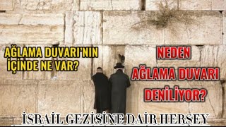 Ağlama Duvarinin İçi̇ne Gi̇rdi̇k İsrai̇l Gezi̇si̇ Part2