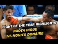 NONITO DONAIRE pinadaan sa BUTAS ng KARAYOM si NAOYA INOUE