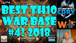 Best Th10 War Base 2018 Post Update