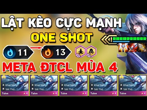 LẬT KÈO CỰC MẠNH TỪ CHUỖI THUA 11 TRẬN LIÊN TỤC VỚI ĐỘI HÌNH ONE SHOT MẠNH NHẤT META ĐTCL MÙA 4