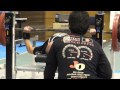 59kg級中田和夫選手ベンチプレス142.5kg