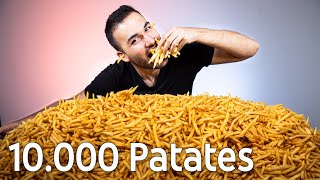 10.000 TANE PATATES KIZARTMASI YEDİM!