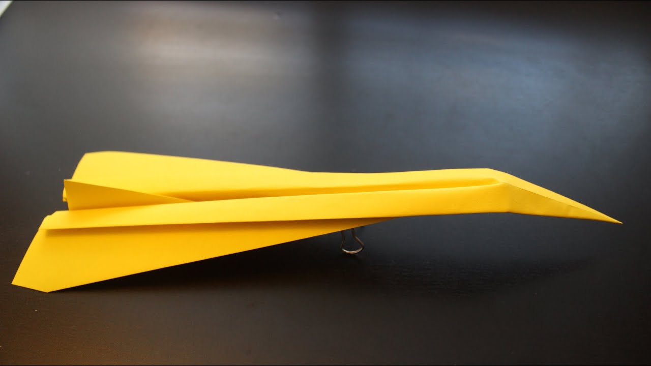 How to Make a Concorde Origami Paper Plane tutorial YouTube