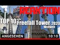 Reaktion auf TOP 10 BESTE Freefall Tower Weltweit 2020 | Ranking von Splash One